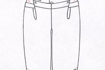 Location of pockets in men's breeches, England, 1770-80
