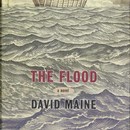 Bill Sanderson (illustrator) and Steve Snider (designer), cover with dust-jacket to The Flood (author David Maine), first published in Great Britain by Canongate Books Ltd, 14 High Street, Edinburgh, EH1 1TE