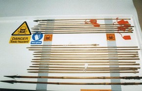Arrows in storage