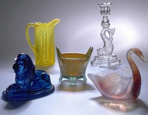 Glassware by Burtles Tate & Co, 1885