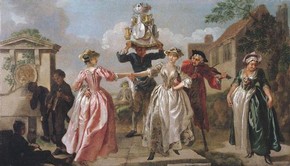 Francis Hayman, 'The Milkmaid's Garland', 1741-2. Museum no. P.12-1947