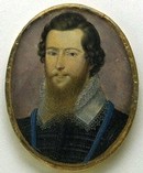 Isaac Oliver, portrait of Robert Devereux, 2nd Earl of Essex, 16th century. Museum no. E.1177-1988
