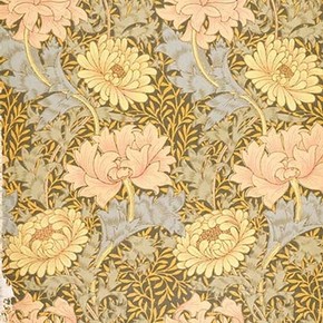 'Chrysanthemum', wallpaper, William Morris, late 19th century. Museum no. E.504-1919
