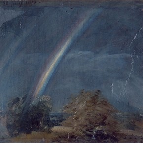 'Landscape with a double rainbow' by John Constable RA, 1812, Museum no. 328-1888