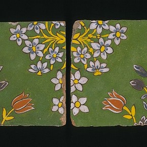 Tiles from Lahore monuments, about 1600-50, Museum no. IM 271-1923