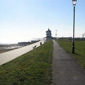View from where Constable sketched the Low Lighthouse