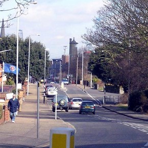 Main road back into Harwich