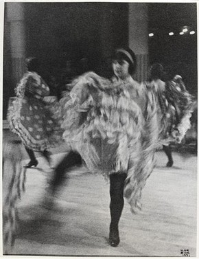 Ilse Bing, 'Paris, Moulin Rouge, French can-can dancer