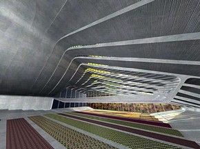 Strasbourg Mosque, Zaha Hadid Architects, 2000. © Zaha Hadid Architects