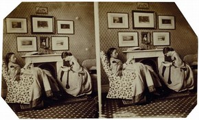 Lady Clementina Hawarden, Isabella Grace and Clementina Maude, about 1861-62. Museum no. PH.457:499-1968