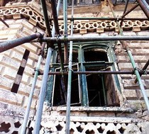 Detail of Castle House, Bridgwater, Somerset. Photograph by Mitzi de Margary for SAVE