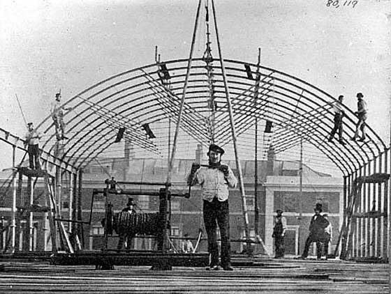 Constructing the Boilers, April 1856.