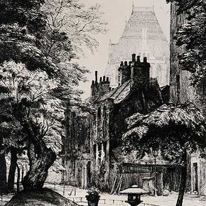 Sketch of the Old Drive, 1891.