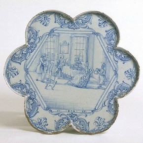 Tea tray, 1743. Museum no. 3864-1901