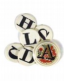 Alphabet discs, 1800. Museum no. E.1739-1954