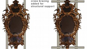 Fitting cross-bracing