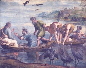 Raphael, 'The Miraculous Draught of Fishes', 1515-16. V&A Images/The Royal Collection