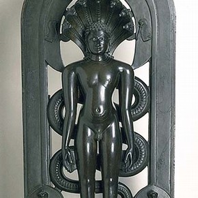 Parsvanatha, sculpture, Chakravarti Paloja, 12th century. Museum no. 931(IS)