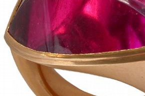 Tulip Ring, Charlotte de Syllas, 2003. Photography by Jasper Vaughan