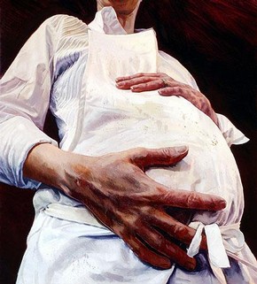 Artwork to Sons and Lovers, oil on canvas. Author D.H. Lawrence. Published by Penguin, London, 2006.