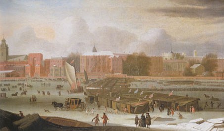 The Frozen Thames, Abraham Hondius, Museum of London