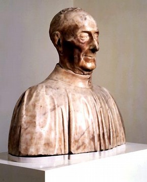 Giovanni Di Antonio Chellini, Marble, by Antonio Rossellino 1427-79, Florentine, Dated 1456, Museum no 7671-1861