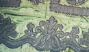 Detail of the silk velvet counterpoint bed hangings of the William Kent bed. Museum no. W.58-2002