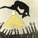 Audrey Niffenegger. Artwork to The Three Incestuous Sisters, aquatint etchings from zinc plates, hand-coloured with watercolours, on Sakamoto paper. Published by Jonathan Cape, Random House London, 2005