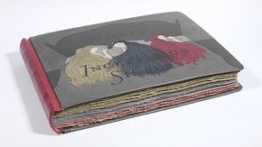 Audrey Niffenegger. Book 10/10, The Three Incestuous Sisters, photo-engraved illustrations, paper made by Andrea Peterson, text set by computer and printed on a letterpress, hand-bound in calfskin by the artist.