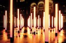 Volume installation in the V&A's John Madejski Garden ©Supermatic / United Visual Artists Photo: John Adrian
