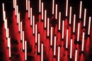Volume installation in the V&A's John Madejski Garden ©Supermatic / United Visual Artists Photo: John Adrian
