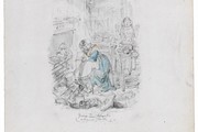 George Cruikshank, 'The Sentimental Novel Reader', 1847. Museum no. 9809A