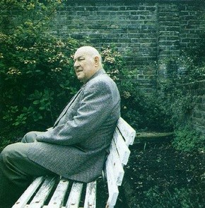 Victor Percival in his garden.