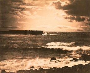 Gustave Le Gray, 'The Great Wave, Séte', albumen print, 1856. Museum no. BW46415