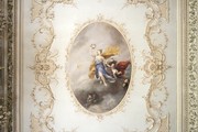 Hagley Hall, Worcestershire, painted ceiling of the Tapestry Room (detail), James Stuart and Giovanni Battista Cipriani, 1758-9. Photographed in 2006