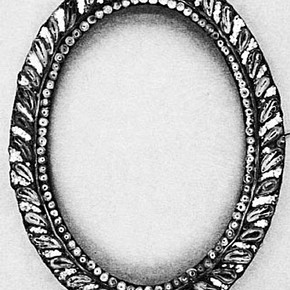 Figure 3a. The frame complete with new quills. Photography by Simon Fleury.