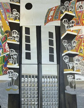 The Gates of Return (detail), Julien Sinzogan, 2006-7