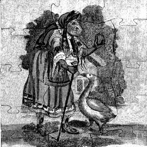 Figure 3. Copy of the scanned image of the jigsaw after digital manipulation, enhancement and image completion