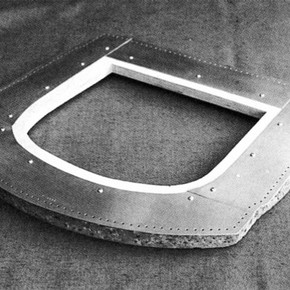 Figure 3. The drop-in seat with the secondary frame and metalwork complete and ready for the upholstery. Photography by Derek Balfour