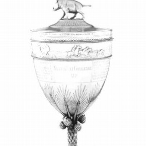 Figure 1. The Nagpur Hunt Cup. Museum no. M.184-1976, approx. 40cm high