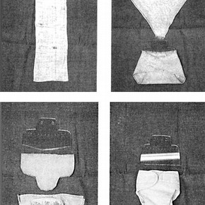 Earthwise nappy. Museum no. B.175-1993