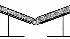 Figure 3. Prototype book cradle with telescopic legs. Illustrated by Danny Norman