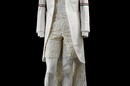 Thom Browne, Silk faille morning coat, linen shirt, ruffled cotton shorts, silk bow tie, nylon sleeve garters, Spring/Summer 2007