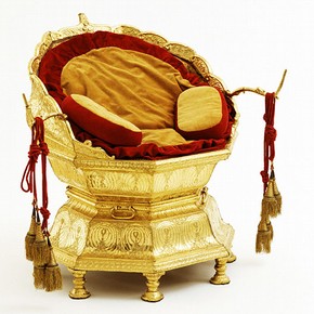 The Golden Throne of Ranjit Singh, about 1820-30, Museum no. 2518(IS)