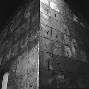 The X-ray room during construction. Photography by V