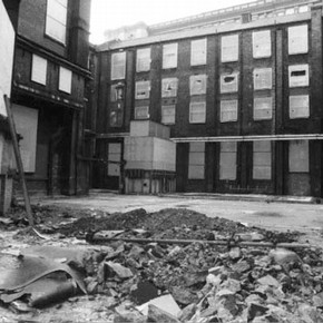 Figure 1. Site of the New Sculpture Studio before construction. Photography by V