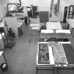 The new Paper Conservation Studio. Photography by V