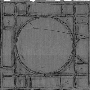 Figure 2a. Susanna and the Elders, original rubbing scanned into the computer