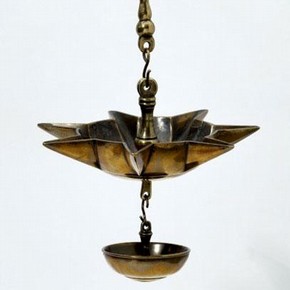 Jewish Star Sabbath Lamp, 18th Century, Museum no.1512A-1903