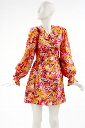 Dress, Pamela Proctor, Paul Babb, Twiggy, 1967-9. Museum no. T.15-2007.